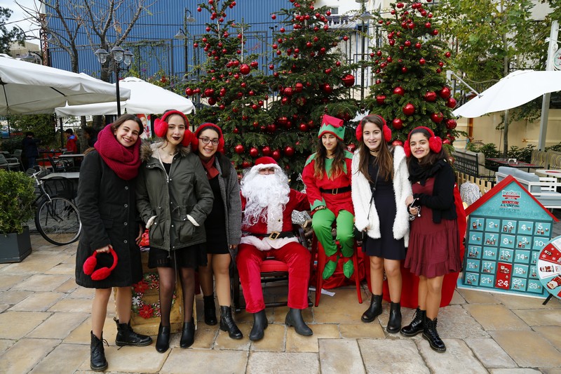 Santa's corner at the village